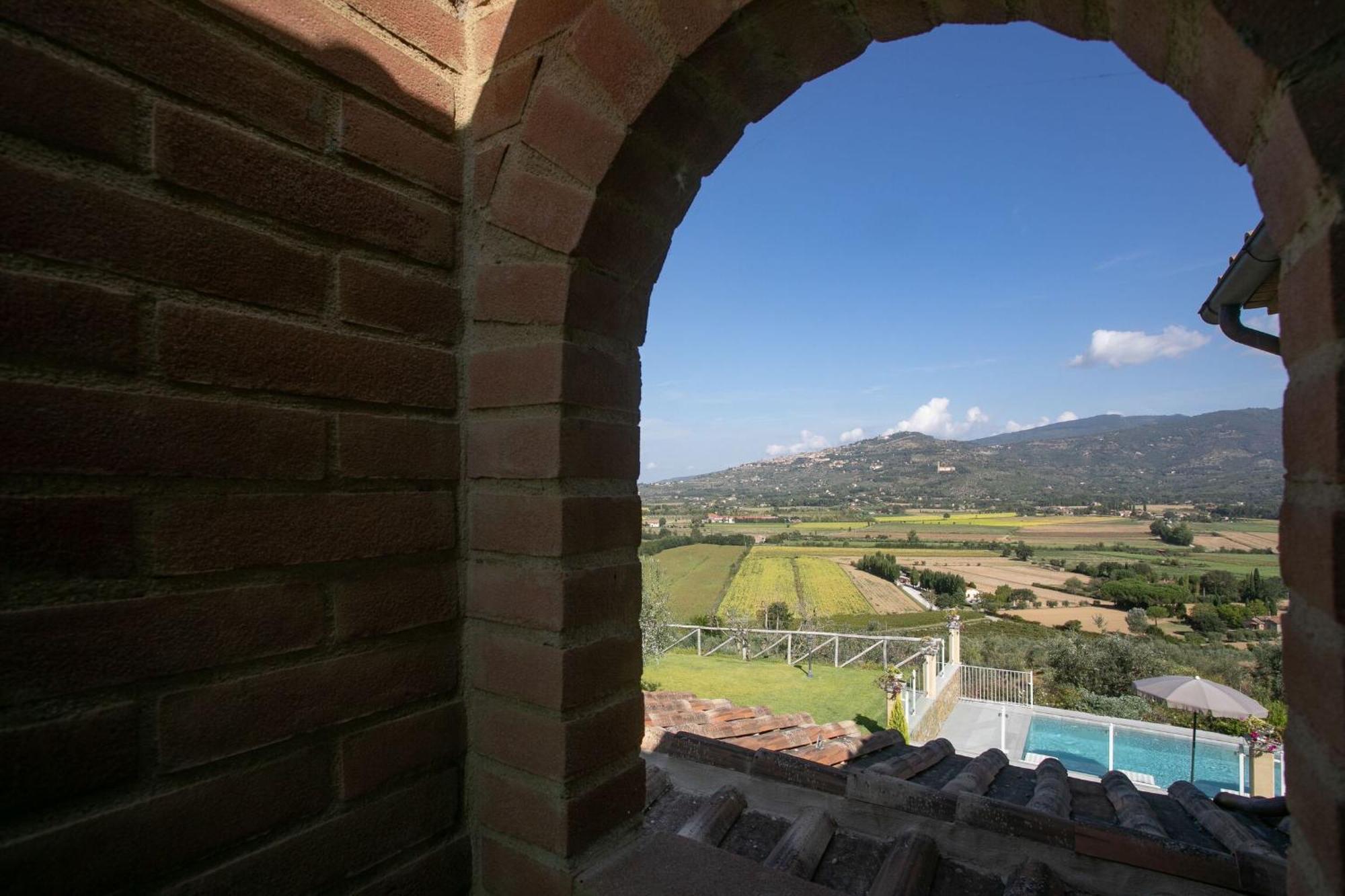 Villa Chiara Cortona Exterior foto